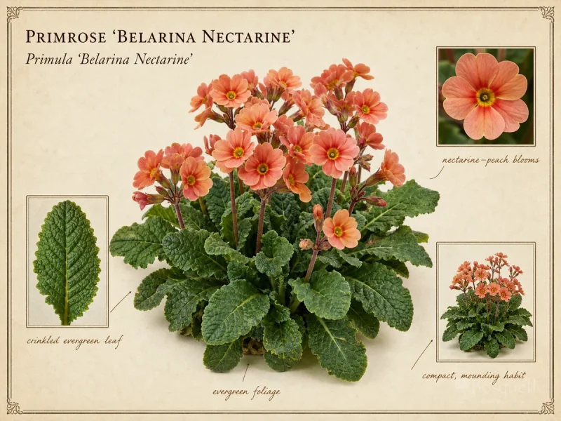 Primrose ‘Belarina Nectarine’ (Primula ‘Belarina Nectarine’)