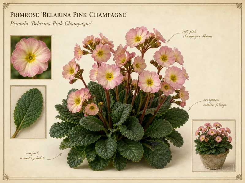 Primrose ‘Belarina Pink Champagne’ (Primula ‘Belarina Pink Champagne’)
