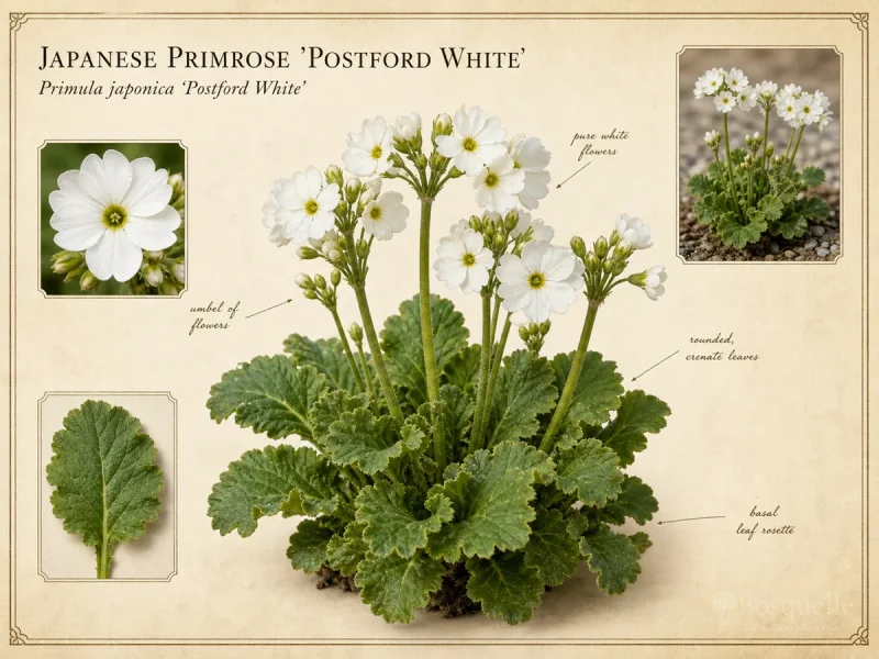 Japanese Primrose ‘Postford White’ (Primula japonica ‘Postford White’)