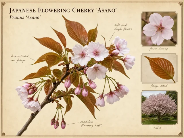 Japanese Flowering Cherry ‘Asano’ (Prunus ‘Asano’)