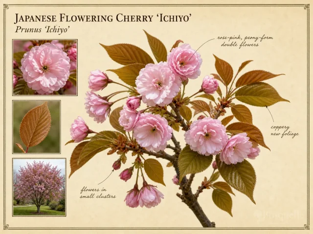 Japanese Flowering Cherry ‘Ichiyo’ (Prunus ‘Ichiyo’)