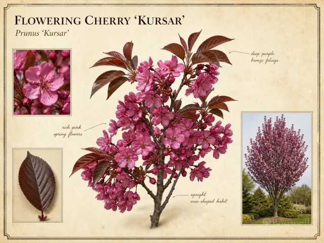Flowering Cherry ‘Kursar’ (Prunus ‘Kursar’)