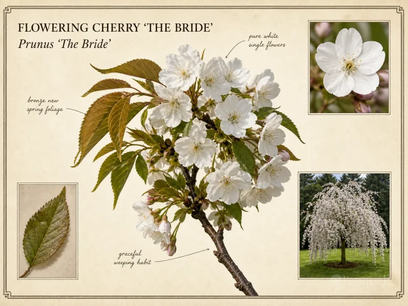 Flowering Cherry ‘The Bride’ (Prunus ‘The Bride’)
