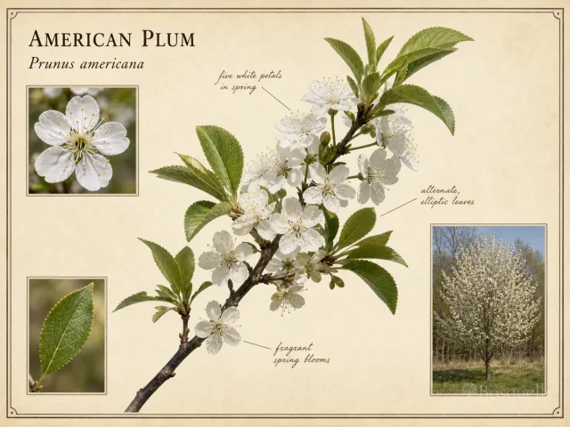American Plum (Prunus americana)