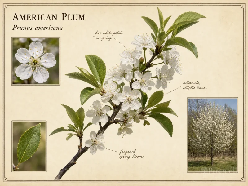 American Plum (Prunus americana)