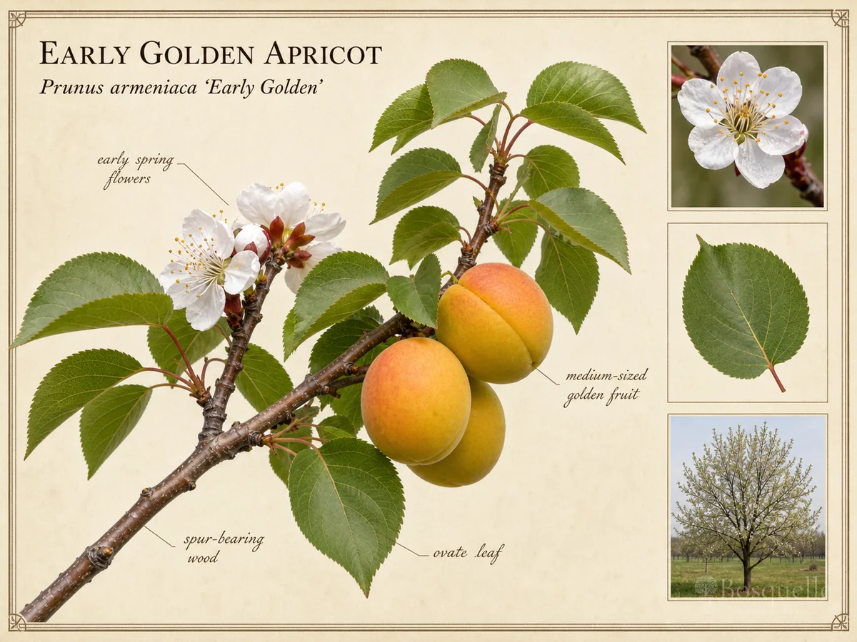 Early Golden Apricot (Prunus armeniaca ‘Early Golden’)