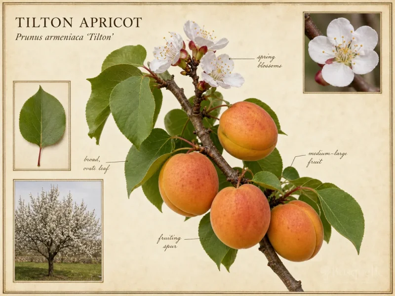 Tilton Apricot (Prunus armeniaca ‘Tilton’)