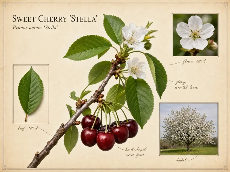 Sweet Cherry ‘Stella’ (Prunus avium ‘Stella’)