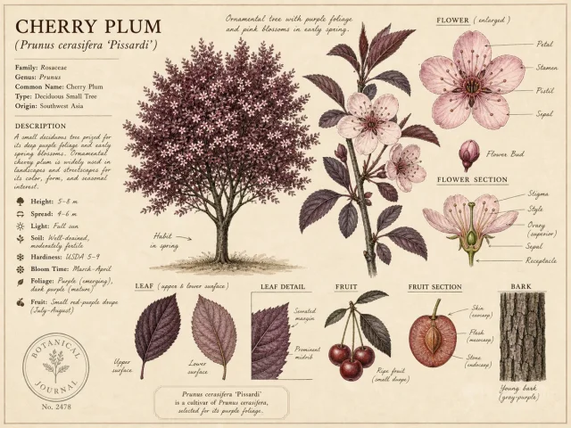 Cherry Plum (Prunus cerasifera ‘Pissardi’)