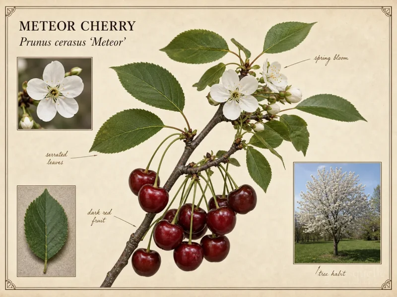 Meteor Cherry (Prunus cerasus ‘Meteor’)