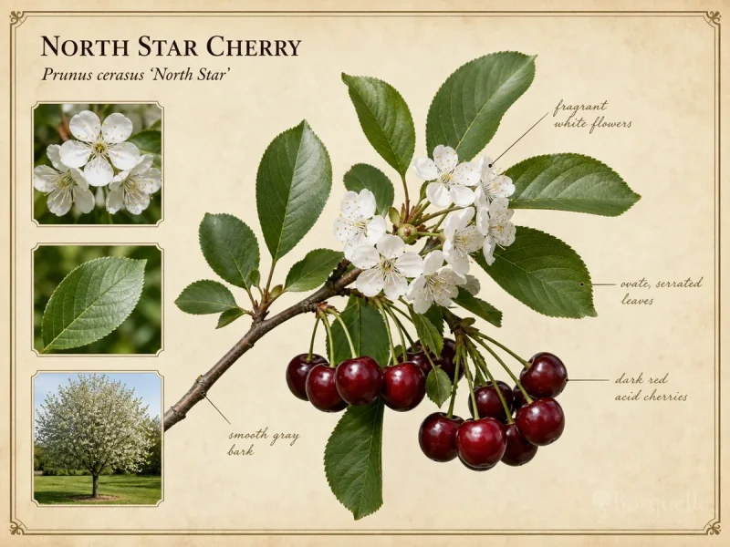 North Star Cherry (Prunus cerasus ‘North Star’)