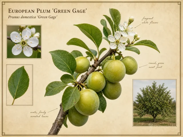European Plum 'Green Gage'