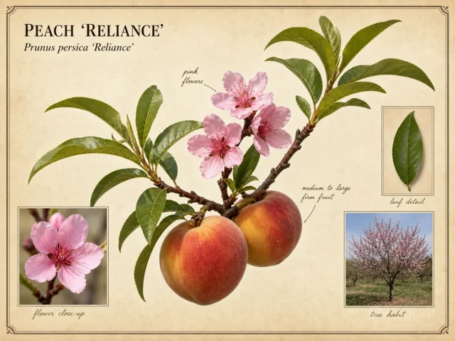 Peach ‘Reliance’ (Prunus persica ‘Reliance’)