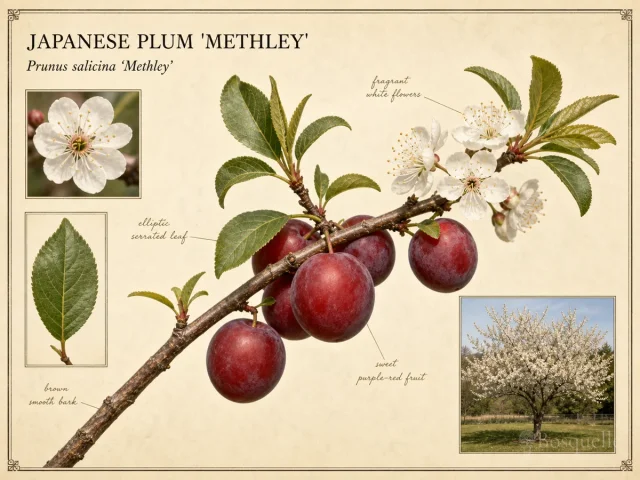 Japanese Plum ‘Methley’ (Prunus salicina ‘Methley’)