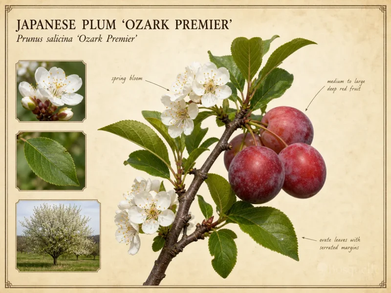 Japanese Plum ‘Ozark Premier’ (Prunus salicina ‘Ozark Premier’)