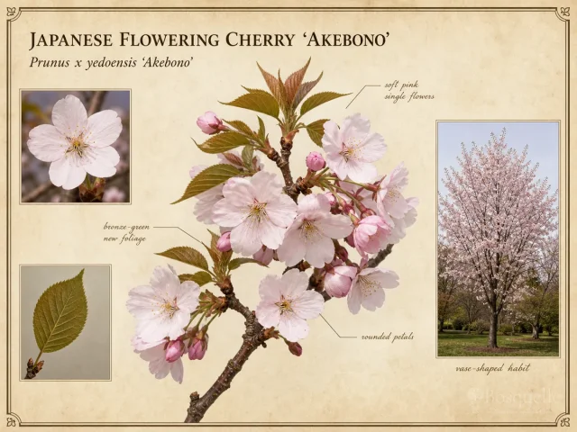 Japanese Flowering Cherry 'Akebono'