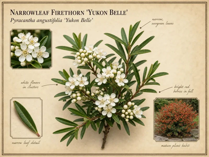 Narrowleaf Firethorn 'Yukon Belle'