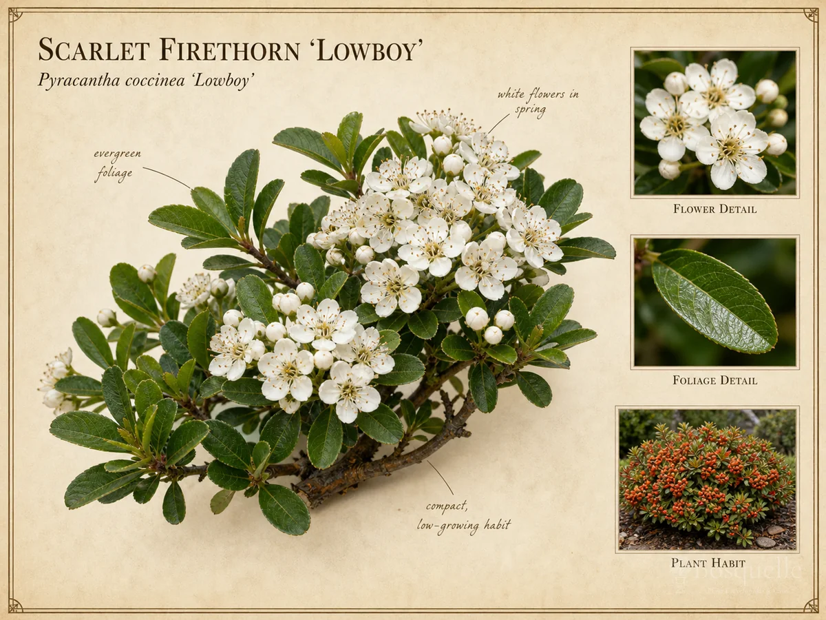 Scarlet Firethorn ‘Lowboy’ (Pyracantha coccinea ‘Lowboy’)