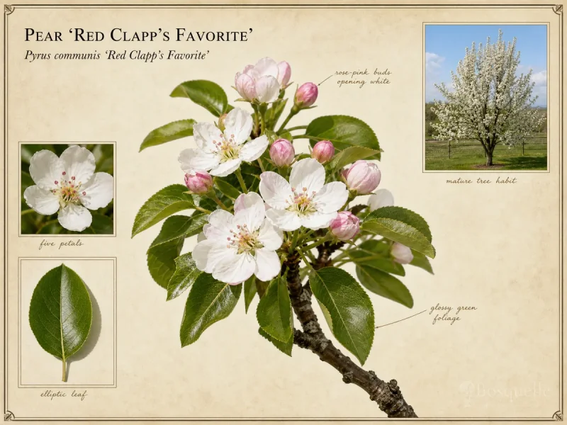 Pear ‘Red Clapp’s Favorite’ (Pyrus communis ‘Red Clapp’s Favorite’)