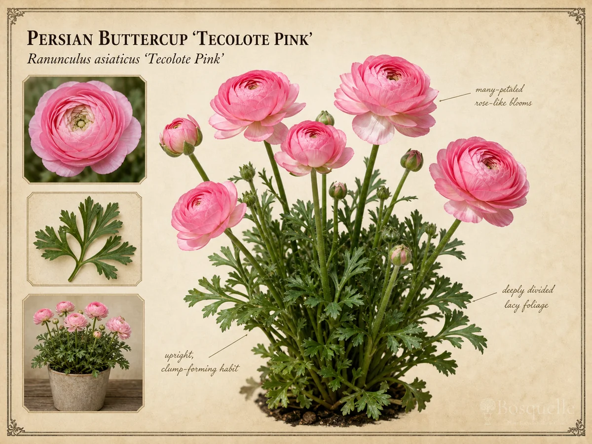 Persian Buttercup 'Tecolote Pink'