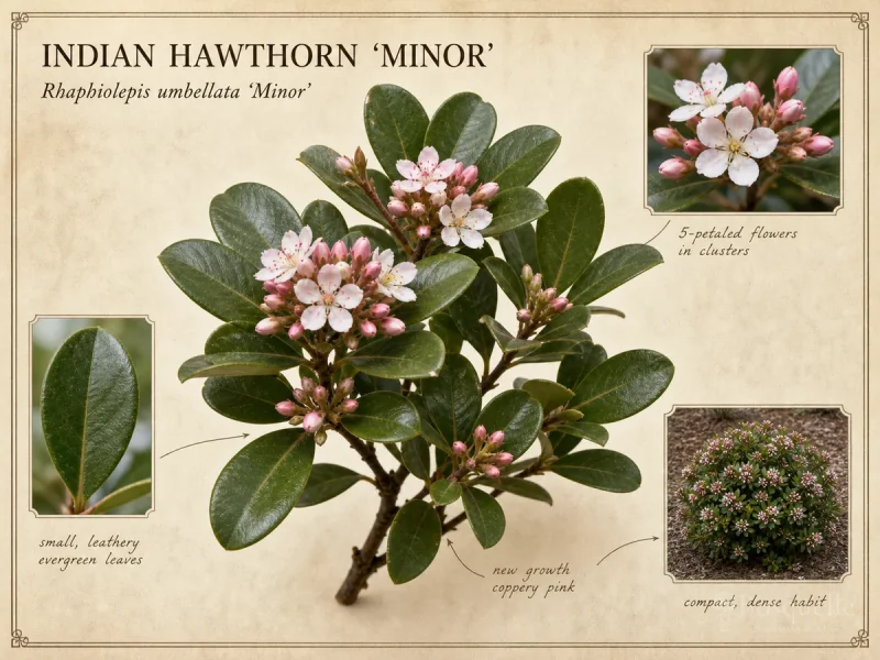 Indian Hawthorn 'Minor'
