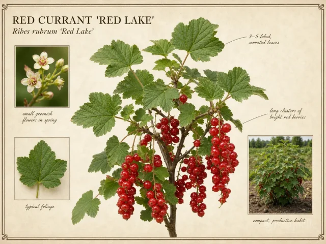 Red Currant ‘Red Lake’ (Ribes rubrum ‘Red Lake’)