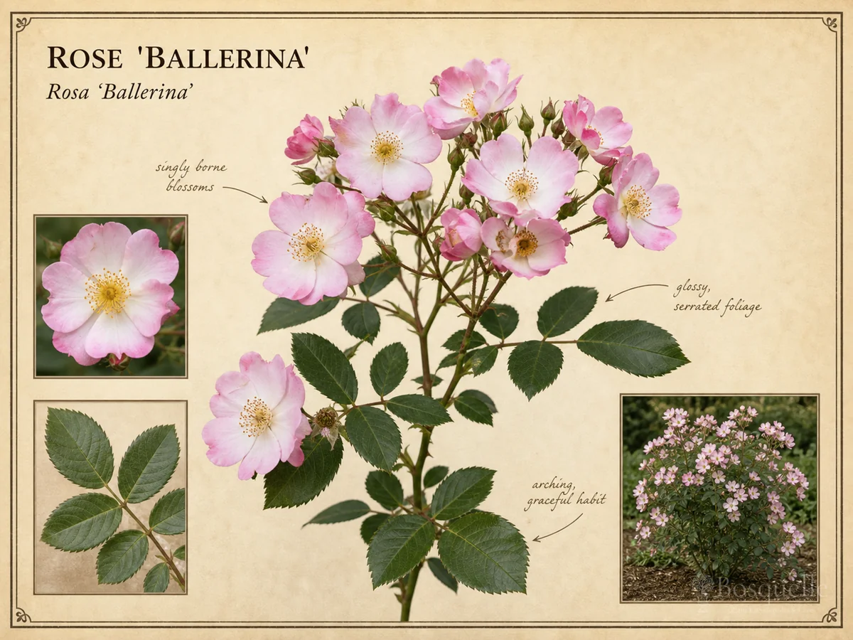 Rose ‘Ballerina’ (Rosa ‘Ballerina’)