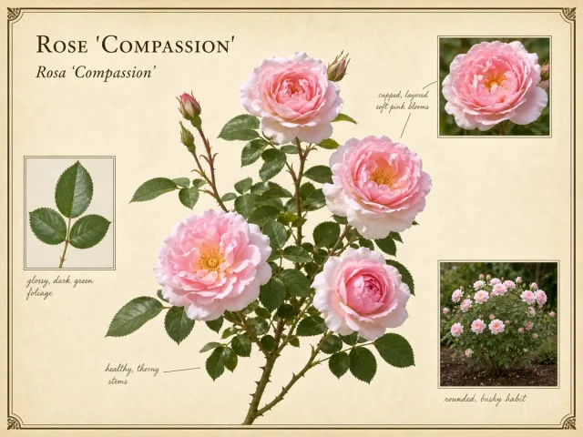 Rose ‘Compassion’ (Rosa ‘Compassion’)
