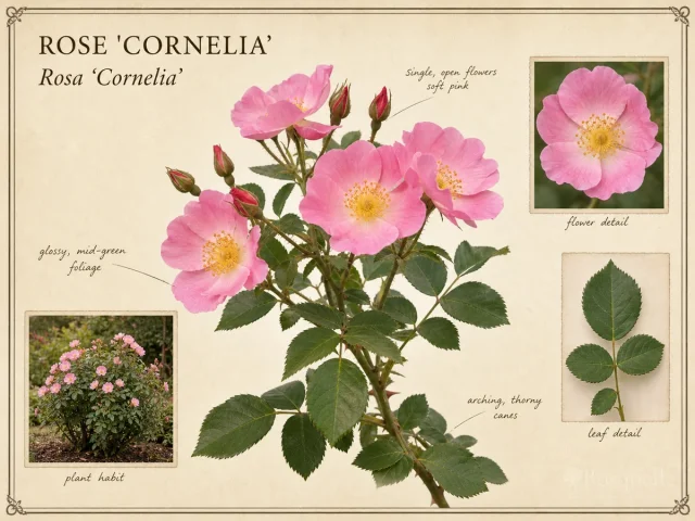 Rose ‘Cornelia’ (Rosa ‘Cornelia’)