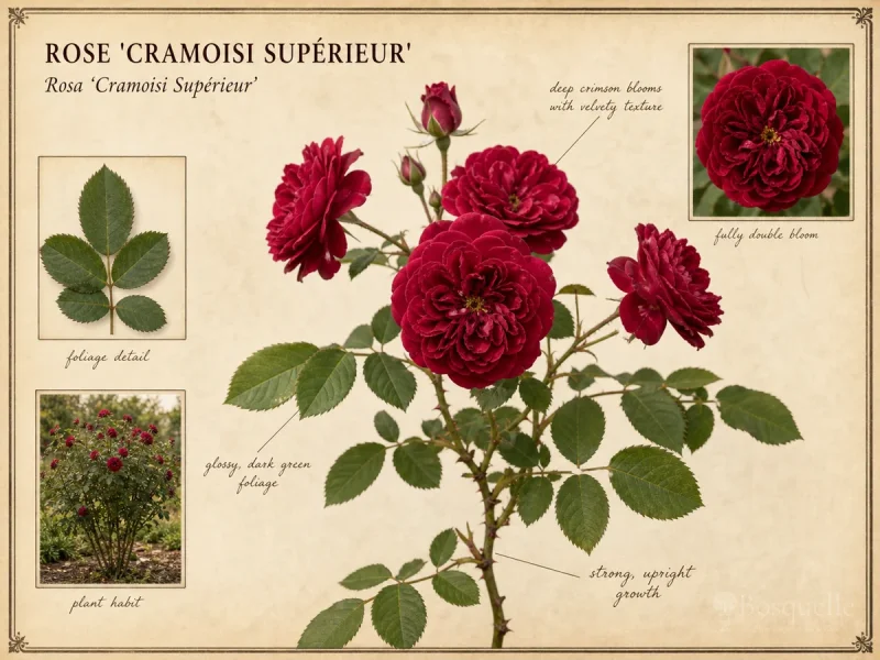 Rose 'Cramoisi Supérieur'