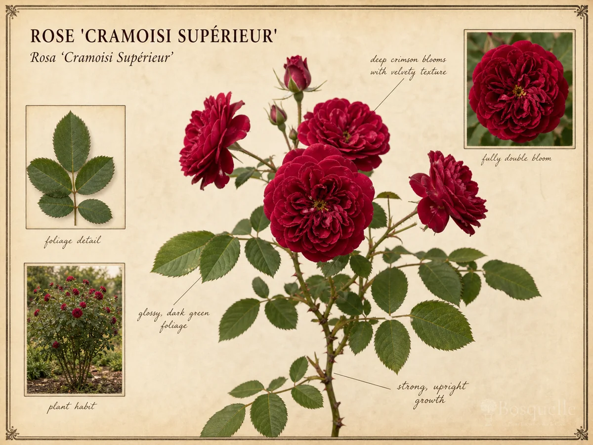 Rose 'Cramoisi Supérieur'