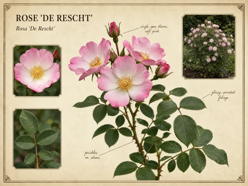 Rose ‘De Rescht’ (Rosa ‘De Rescht’)