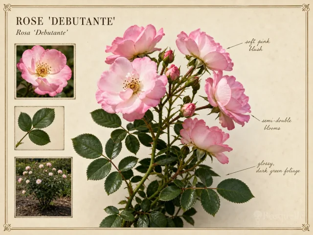 Rose 'Debutante'