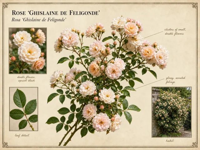 Rose 'Ghislaine de Feligonde'