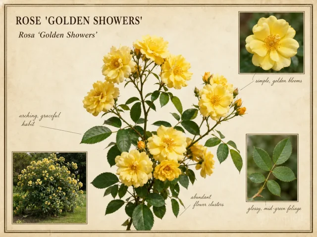 Rose 'Golden Showers'