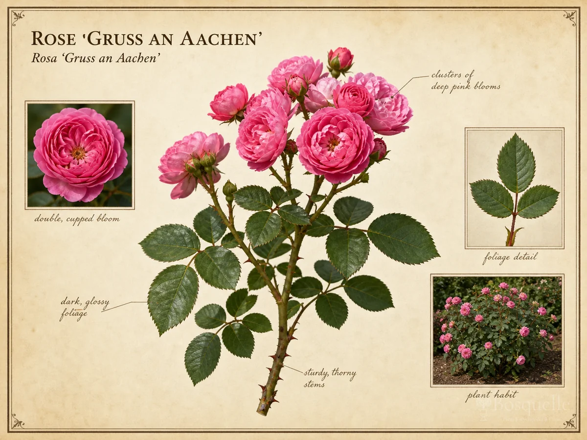 Rose ‘Gruss an Aachen’ (Rosa ‘Gruss an Aachen’)