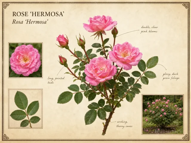 Rose 'Hermosa'
