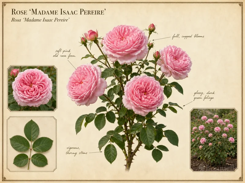 Rose ‘Madame Isaac Pereire’ (Rosa ‘Madame Isaac Pereire’)
