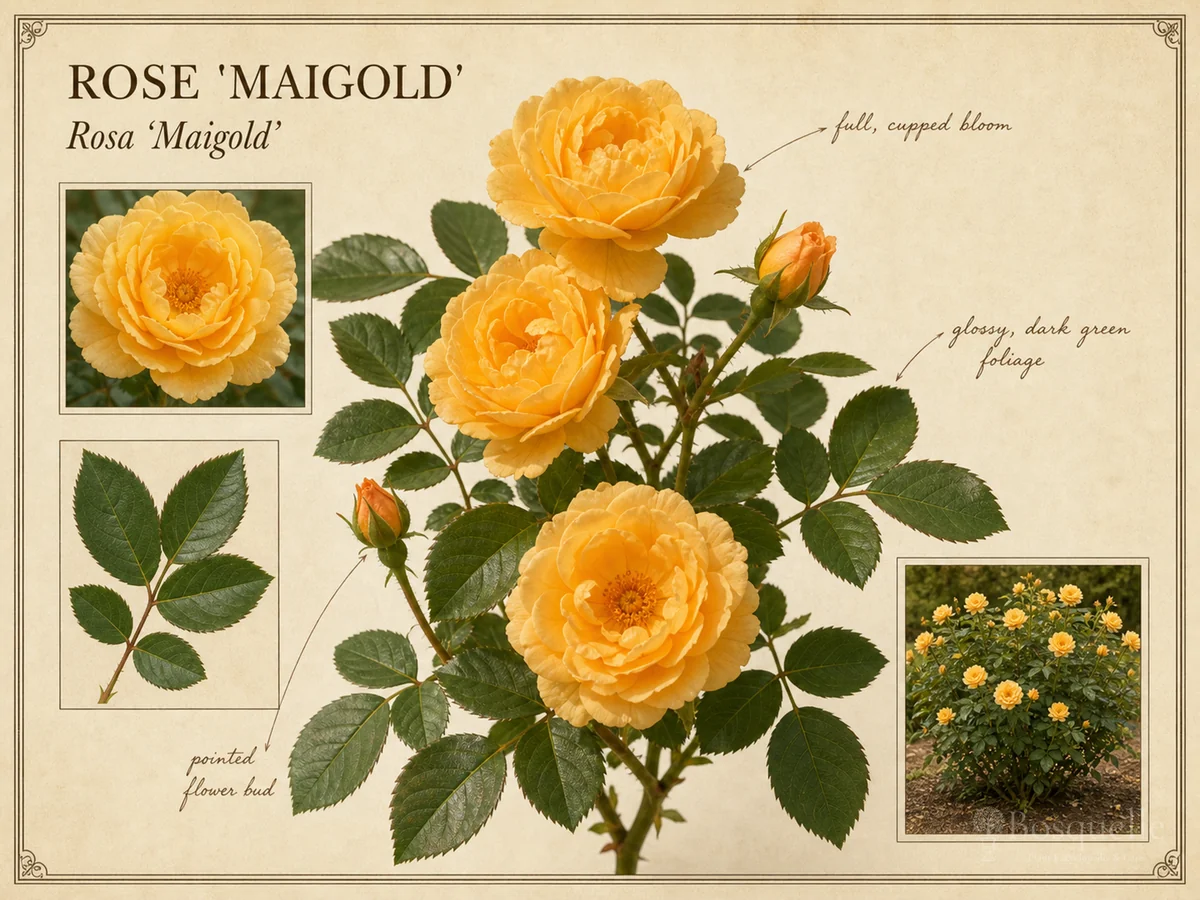 Rose ‘Maigold’ (Rosa ‘Maigold’)