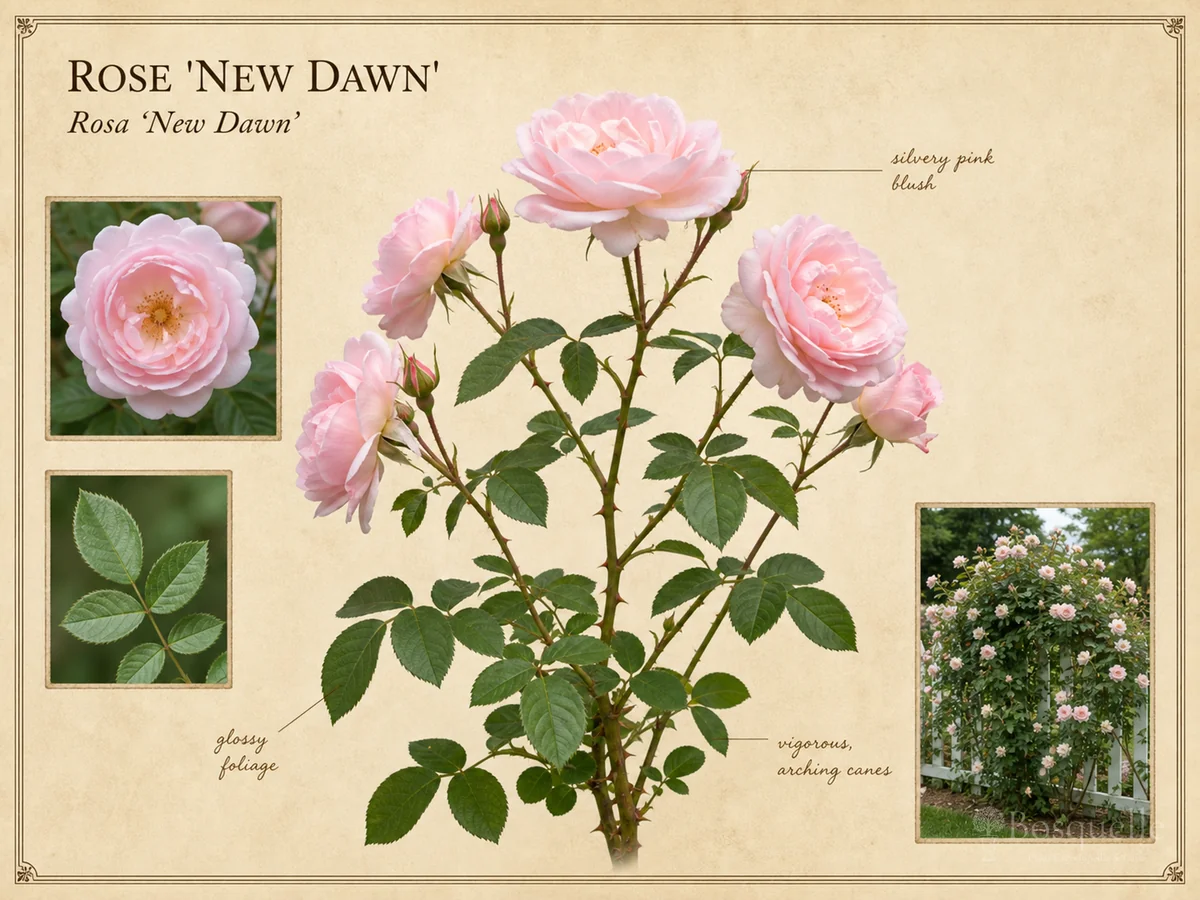 Rose ‘New Dawn’ (Rosa ‘New Dawn’)