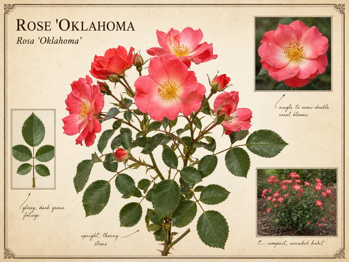 Rose ‘Oklahoma (Rosa ‘Oklahoma’)