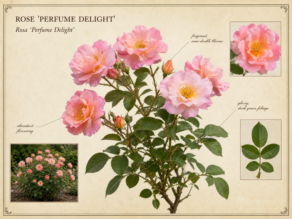 Rose ‘Perfume Delight’ (Rosa ‘Perfume Delight’)