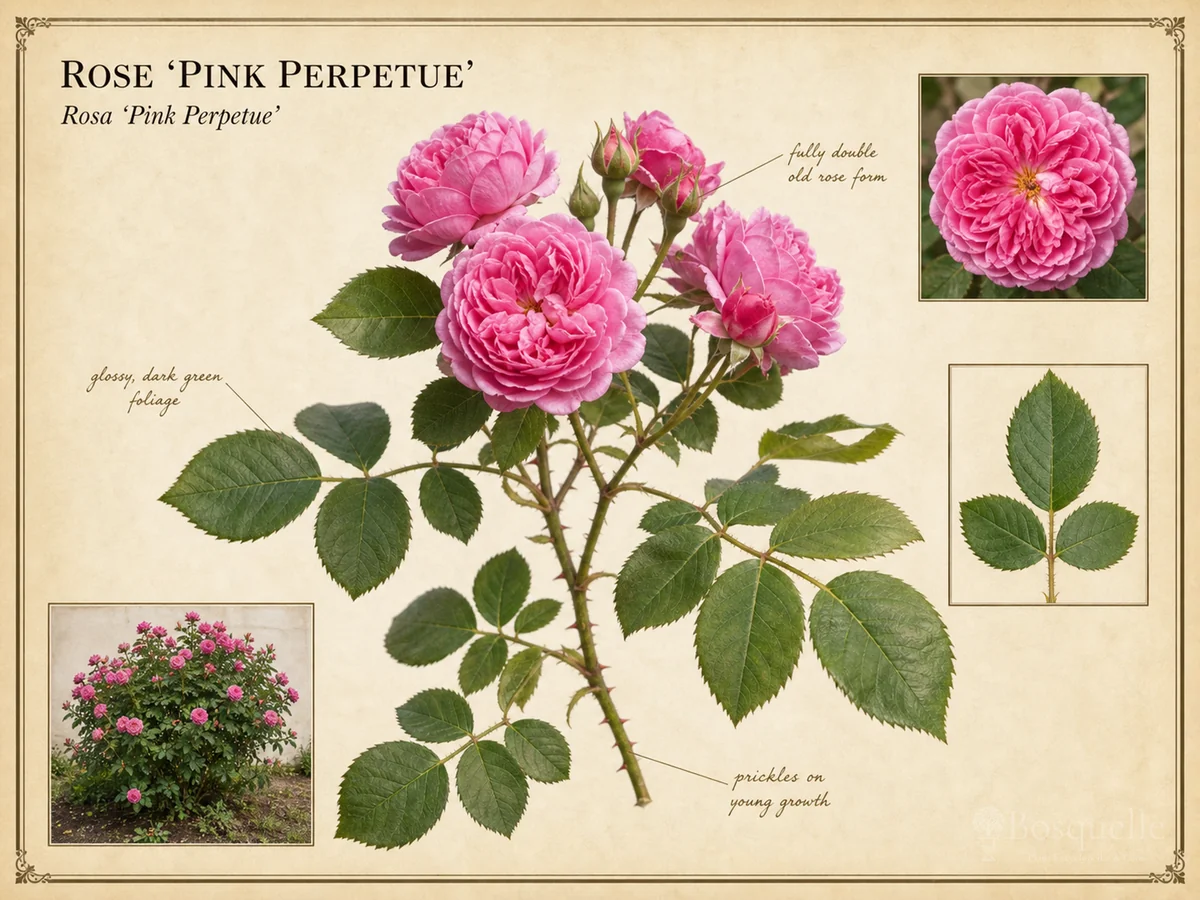 Rose ‘Pink Perpetue’ (Rosa ‘Pink Perpetue’)
