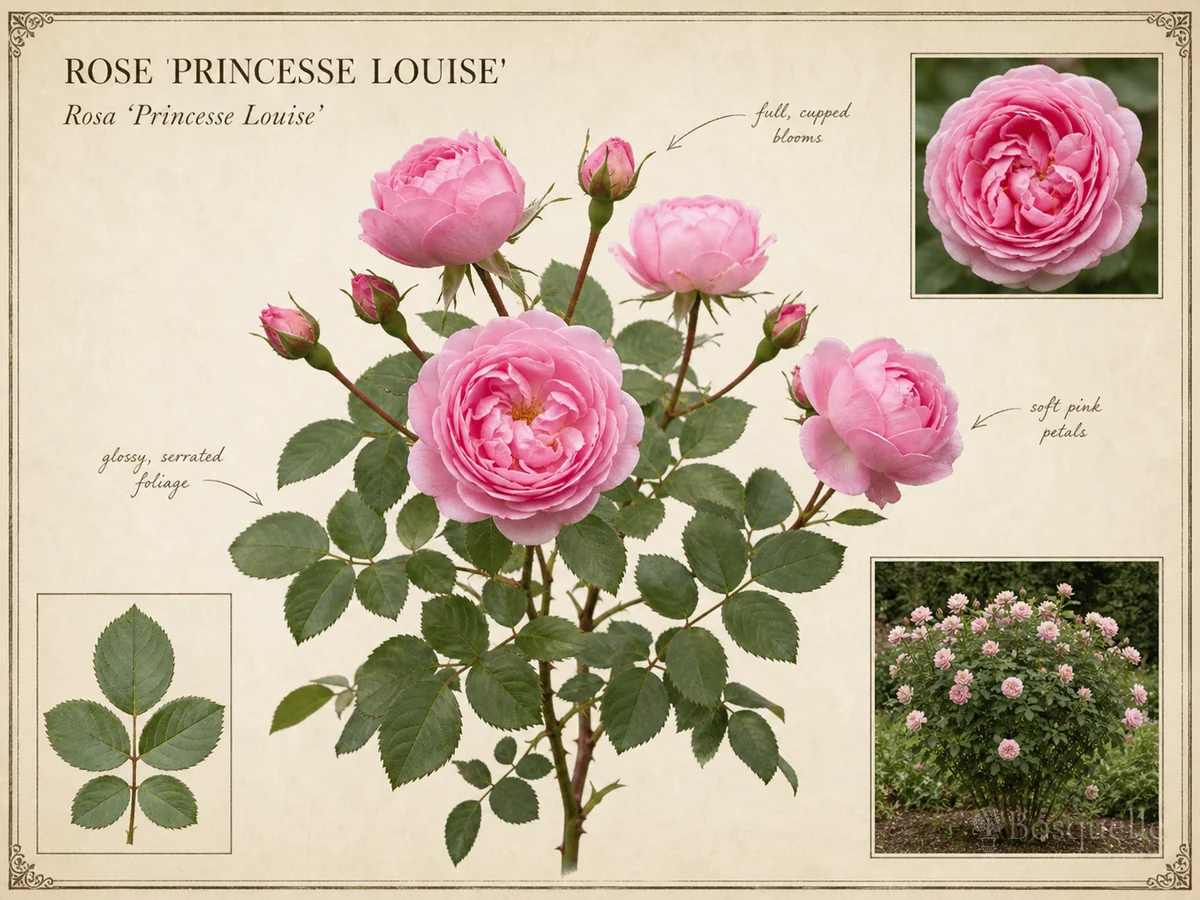 Rose ‘Princesse Louise’ (Rosa ‘Princesse Louise’)