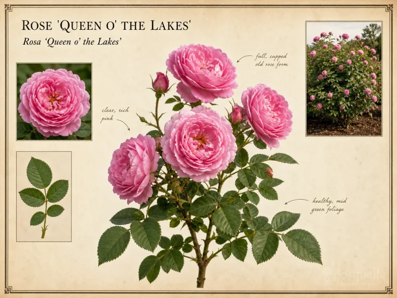 Rose ‘Queen o’ the Lakes’ (Rosa ‘Queen o’ the Lakes’)