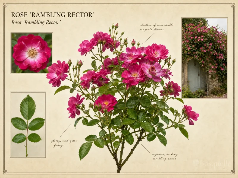 Rose ‘Rambling Rector’ (Rosa ‘Rambling Rector’)
