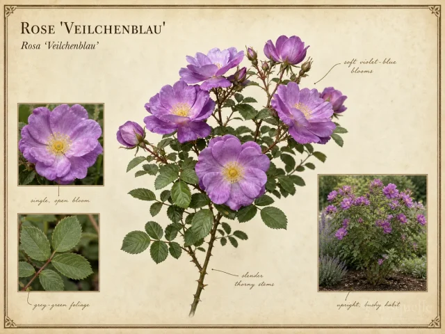 Rose 'Veilchenblau'