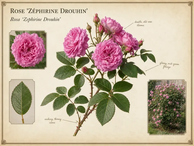 Rose 'Zéphirine Drouhin'