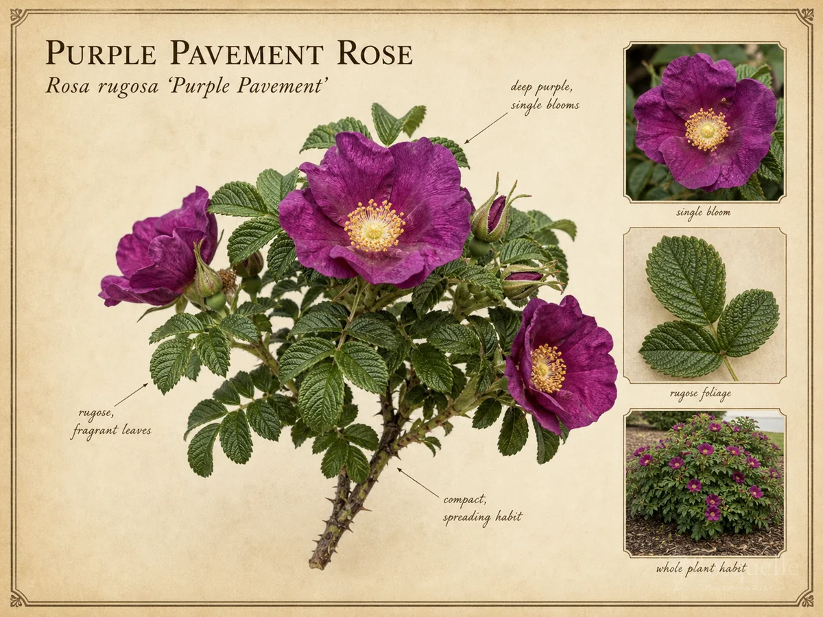 Purple Pavement Rose