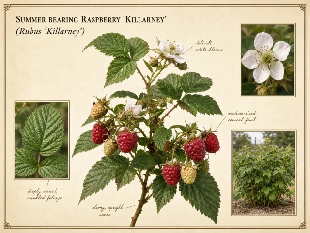 Summer Bearing Raspberry 'Killarney'